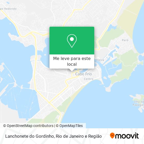 Lanchonete do Gordinho mapa