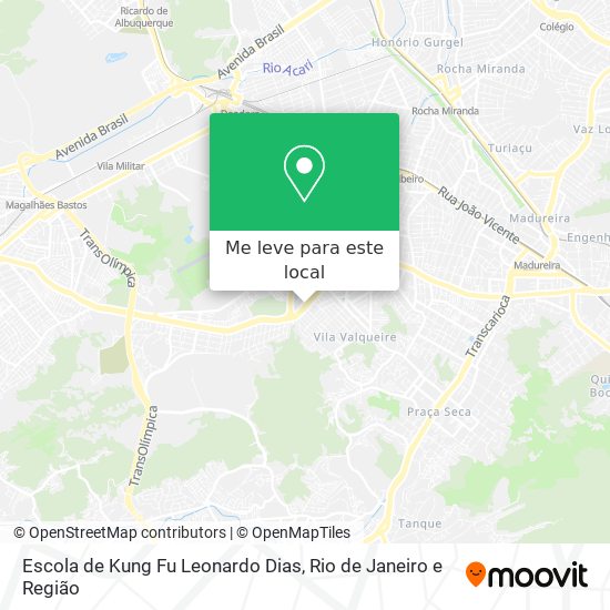 Escola de Kung Fu Leonardo Dias mapa
