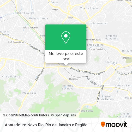 Abatedouro Novo Rio mapa
