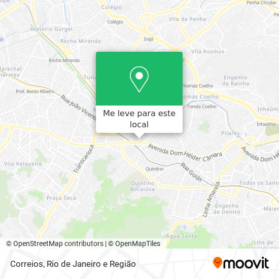 Correios mapa
