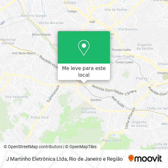 J Martinho Eletrônica Ltda mapa