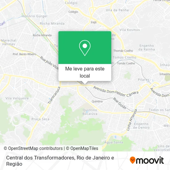 Central dos Transformadores mapa