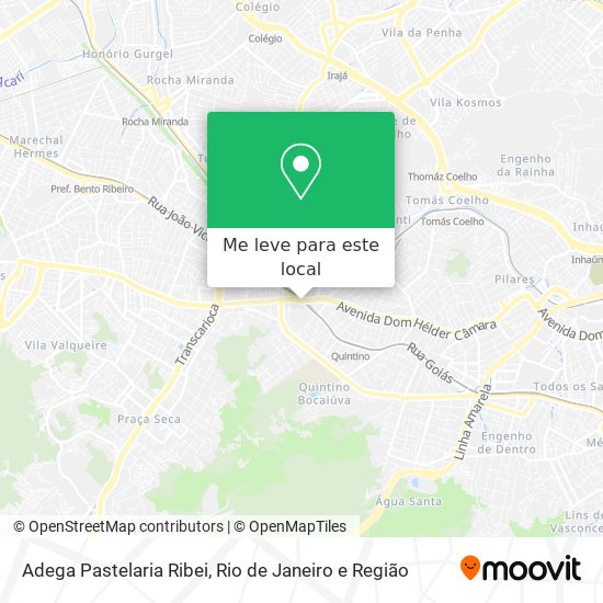 Adega Pastelaria Ribei mapa