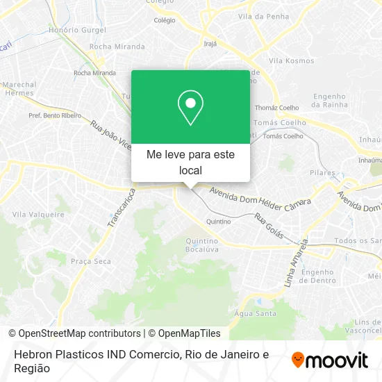 Hebron Plasticos IND Comercio mapa