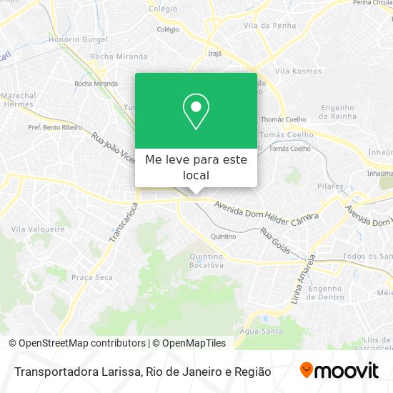 Transportadora Larissa mapa