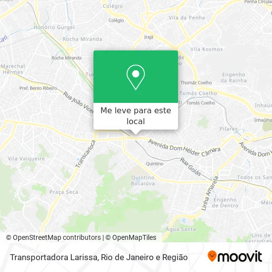 Transportadora Larissa mapa
