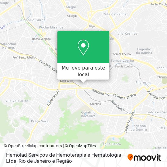 Hemolad Serviços de Hemoterapia e Hematologia Ltda mapa
