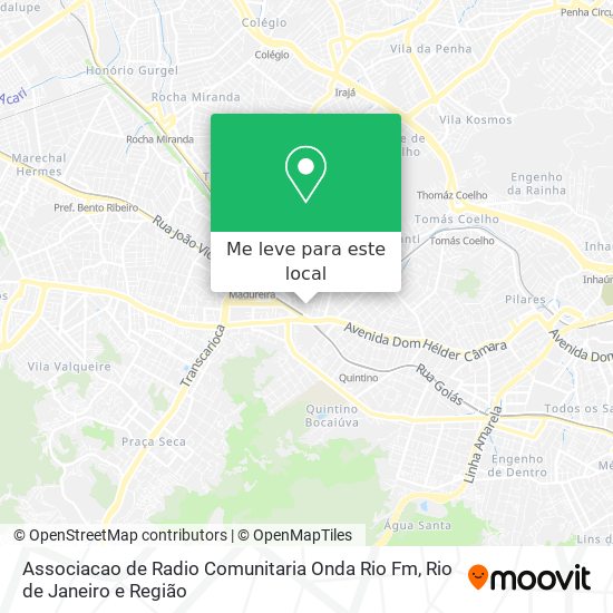 Associacao de Radio Comunitaria Onda Rio Fm mapa