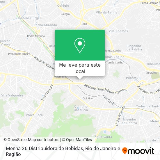 Menha 26 Distribuidora de Bebidas mapa