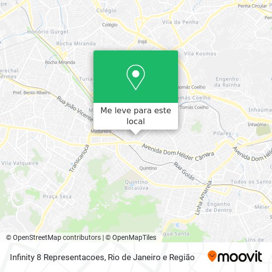 Infinity 8 Representacoes mapa