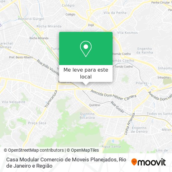 Casa Modular Comercio de Moveis Planejados mapa