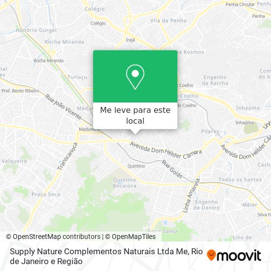 Supply Nature Complementos Naturais Ltda Me mapa