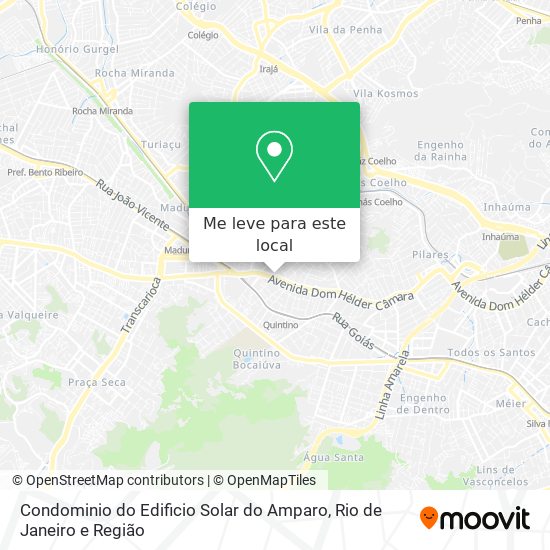 Condominio do Edificio Solar do Amparo mapa