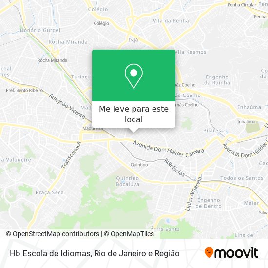 Hb Escola de Idiomas mapa
