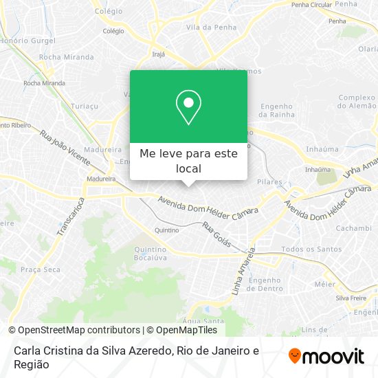 Carla Cristina da Silva Azeredo mapa
