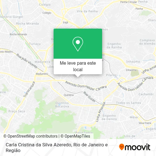 Carla Cristina da Silva Azeredo mapa