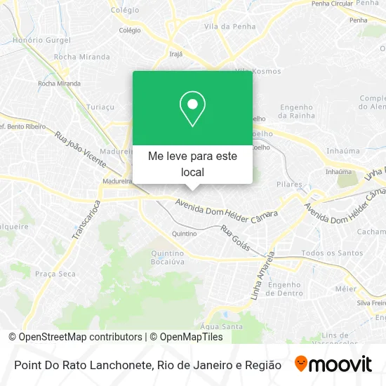 Point Do Rato Lanchonete mapa