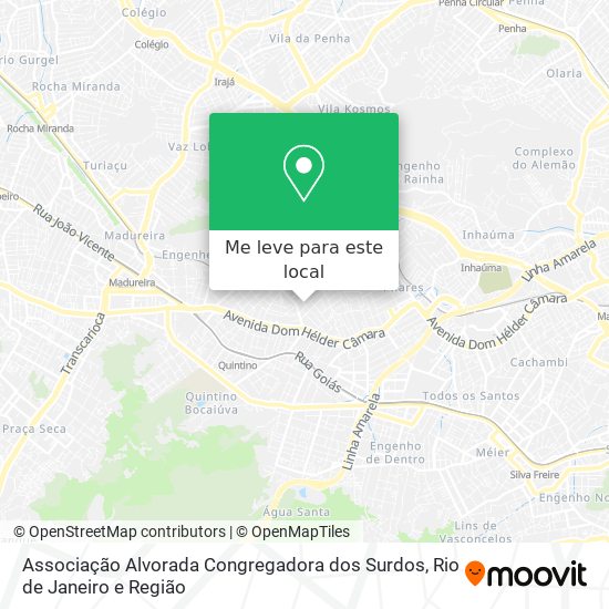 Associação Alvorada Congregadora dos Surdos mapa