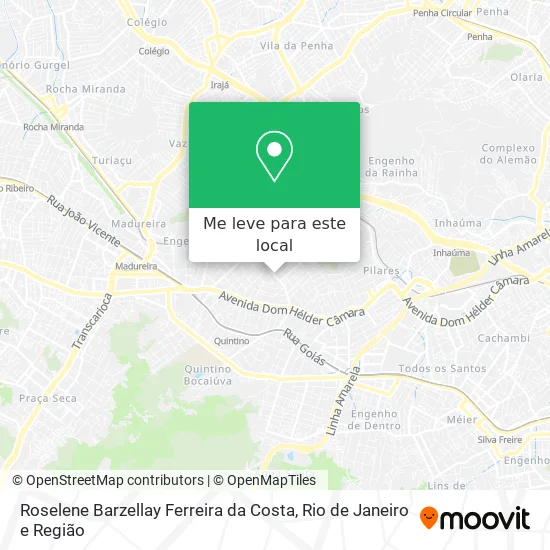 Roselene Barzellay Ferreira da Costa mapa
