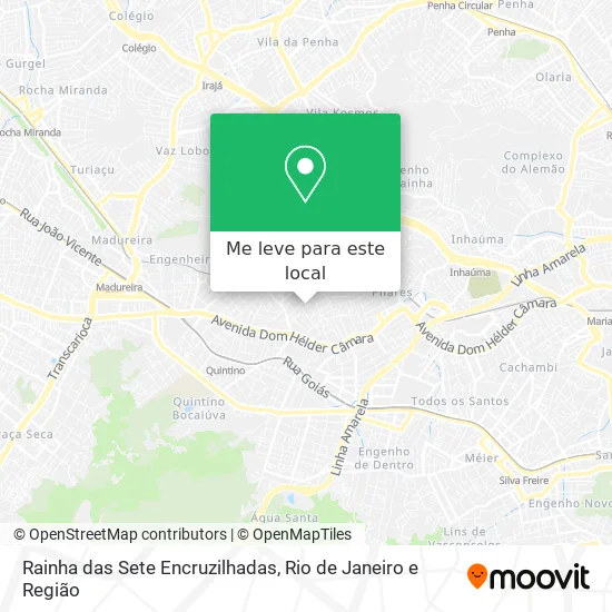 Rainha das Sete Encruzilhadas mapa