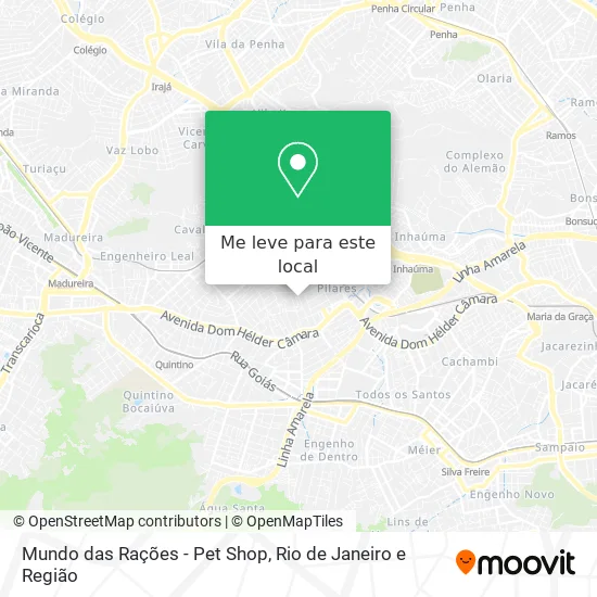 Mundo das Rações - Pet Shop mapa