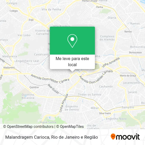 Malandragem Carioca mapa