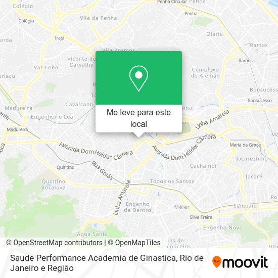 Saude Performance Academia de Ginastica mapa