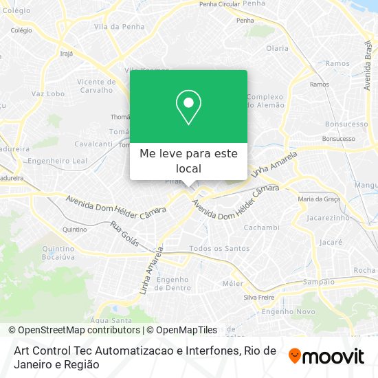 Art Control Tec Automatizacao e Interfones mapa