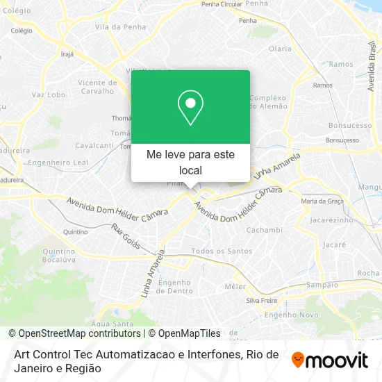 Art Control Tec Automatizacao e Interfones mapa