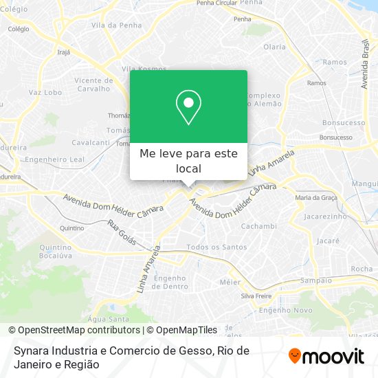 Synara Industria e Comercio de Gesso mapa