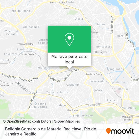 Bellonia Comercio de Material Reciclavel mapa