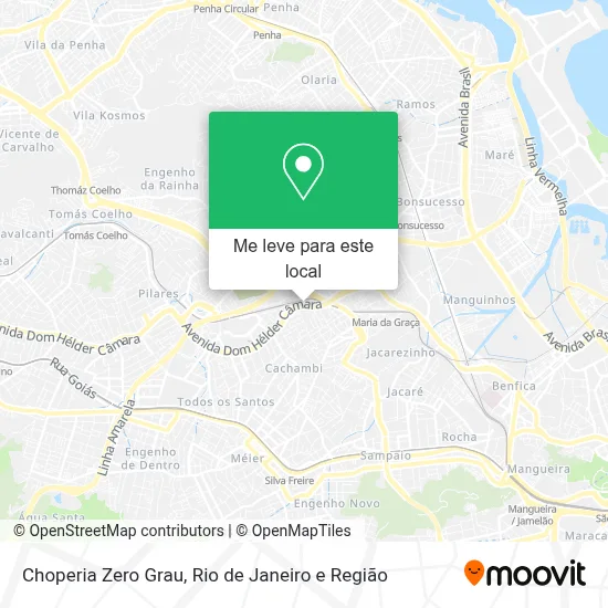 Choperia Zero Grau mapa