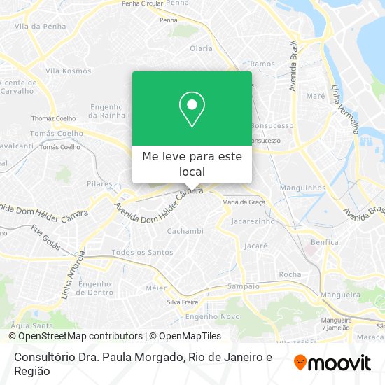 Consultório Dra. Paula Morgado mapa