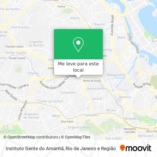 Instituto Gente do Amanhã mapa