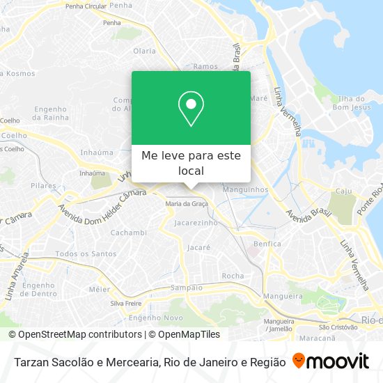 Tarzan Sacolão e Mercearia mapa