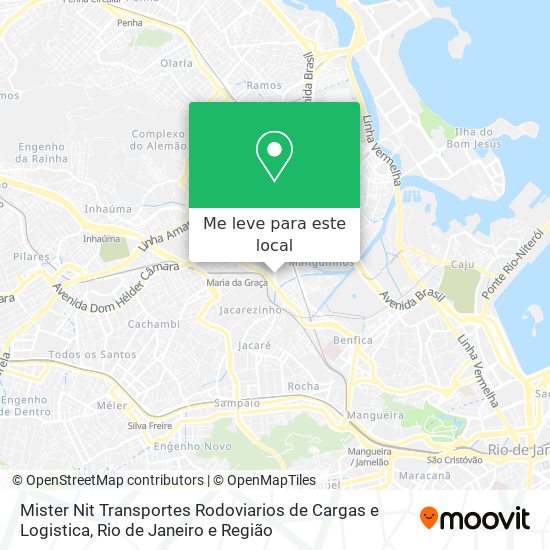 Mister Nit Transportes Rodoviarios de Cargas e Logistica mapa