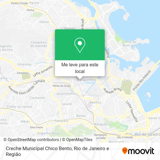 Creche Municipal Chico Bento mapa