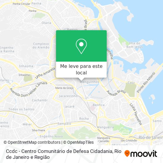 Ccdc - Centro Comunitário de Defesa Cidadania mapa