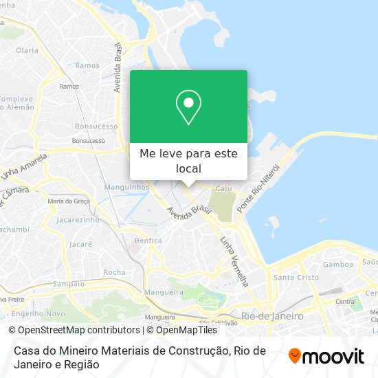 Casa do Mineiro Materiais de Construção mapa