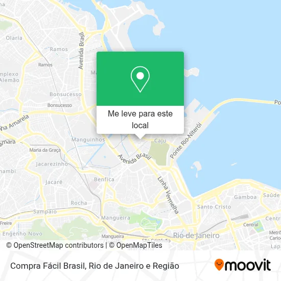 Compra Fácil Brasil mapa