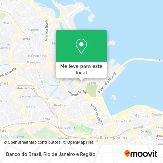 Banco do Brasil mapa