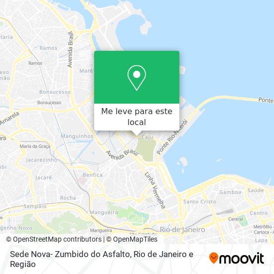 Sede Nova- Zumbido do Asfalto mapa