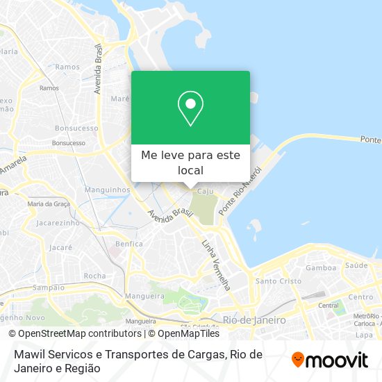 Mawil Servicos e Transportes de Cargas mapa