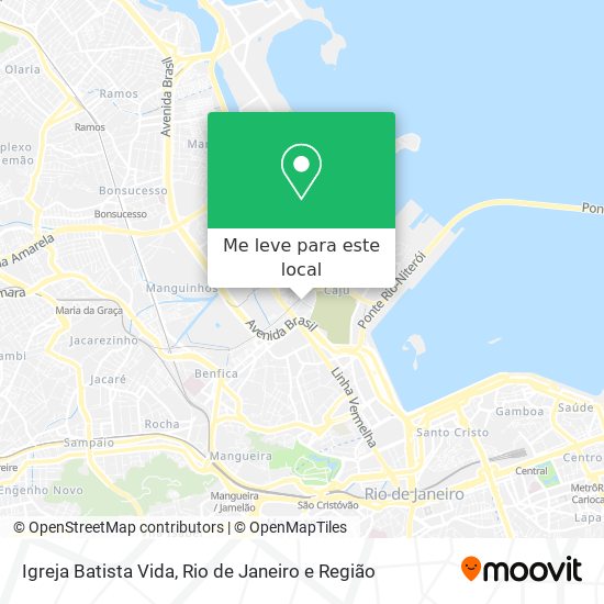 Igreja Batista Vida mapa