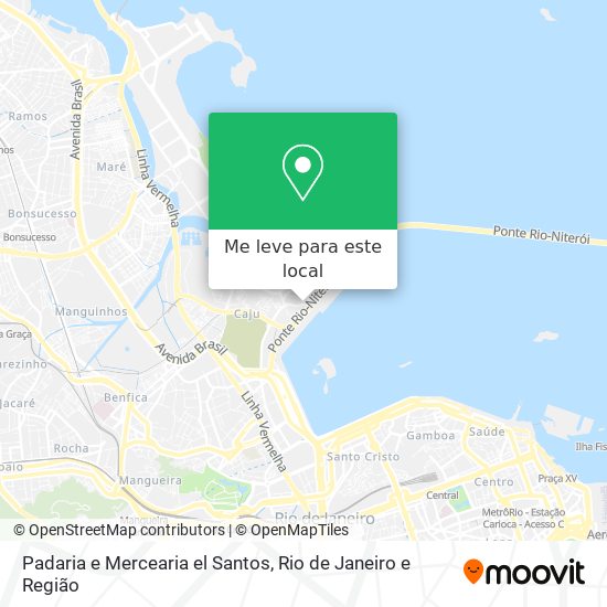 Padaria e Mercearia el Santos mapa