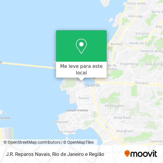 J.R. Reparos Navais mapa
