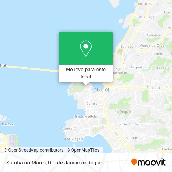 Samba no Morro mapa