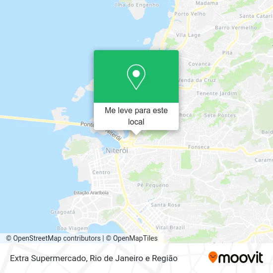 Extra Supermercado mapa