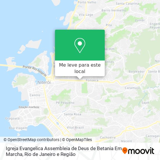 Igreja Evangelica Assembleia de Deus de Betania Em Marcha mapa