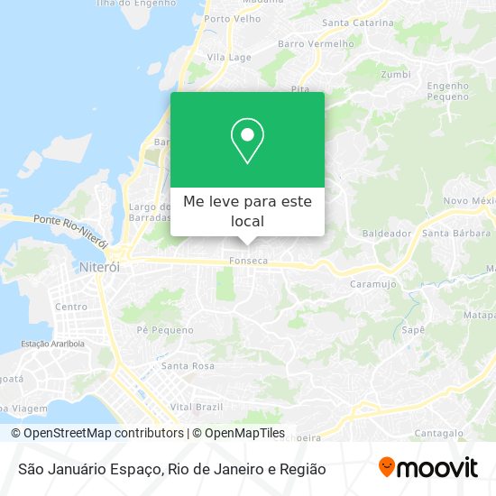 São Januário Espaço mapa